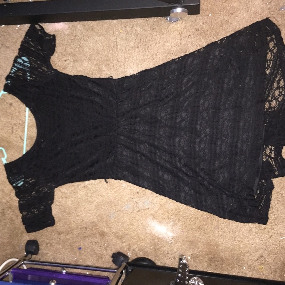 Playful black dress